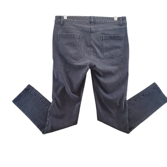 J.McLaughlin Lexi Skinny Jeans Sz 8 Black Stretch Mid Rise Denim EUC - Picture 4 of 11